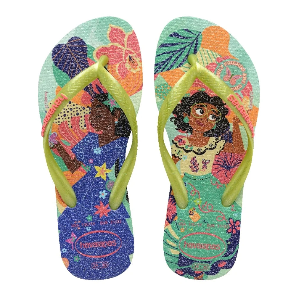 HAVAIANAS KIDS SLIM PRINCESS  (VERDE MATCHA)