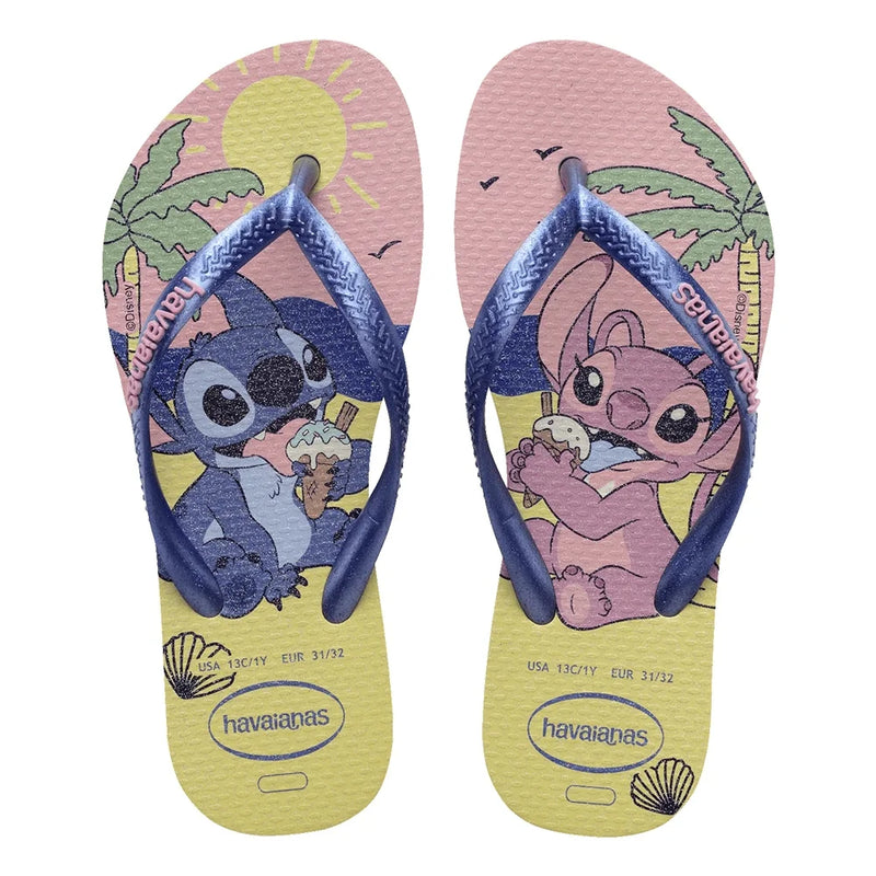HAVAIANAS K SLIM DISNEY STICH  (BUTTERCREAM)