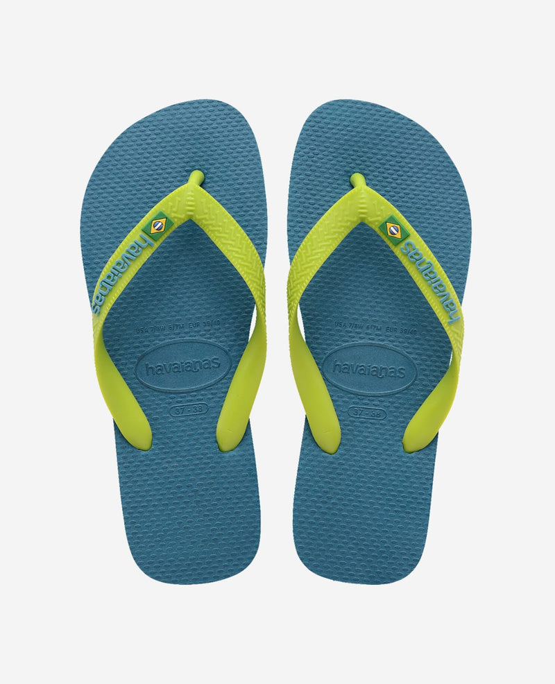 HAVAIANAS TOP BRASIL LOGO INFANTIL (AZUL)