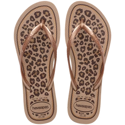 HAVAIANAS SLIM ANIMALS FC  (ROSE GOLD)