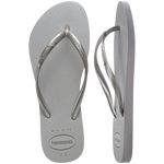 HAVAIANAS SLIM GLOSS FC CINZA GELO