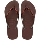 HAVAIANAS SLIM GRITTER II FC (CAFE)