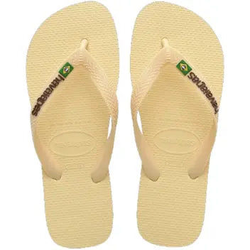 HAVAIANAS BRASIL LOGO FC  (BUTTERCREAM)