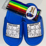 Chinelo Slide Infantil Bobbie Goods (Azul/Rosa/Marrom)