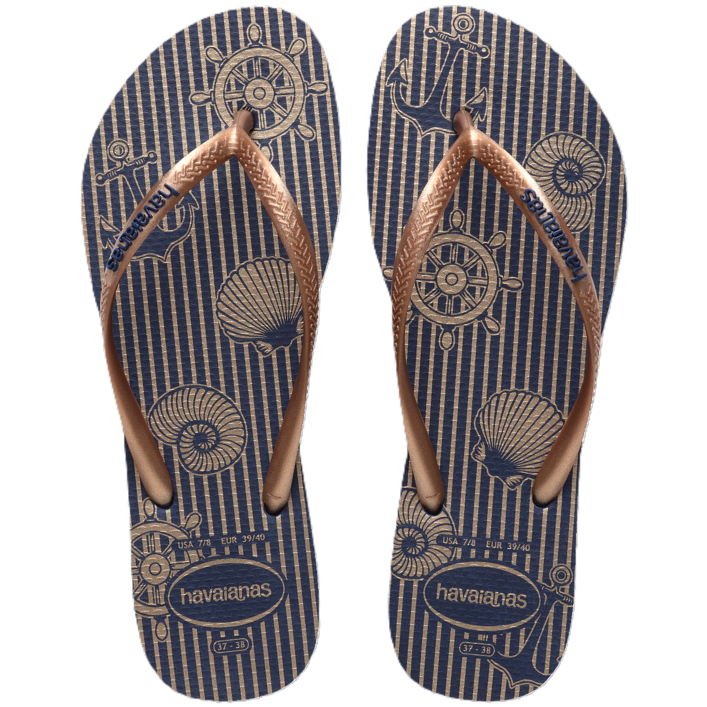 HAVAIANAS SLIM NAUTICAL  (MAR/ROS)