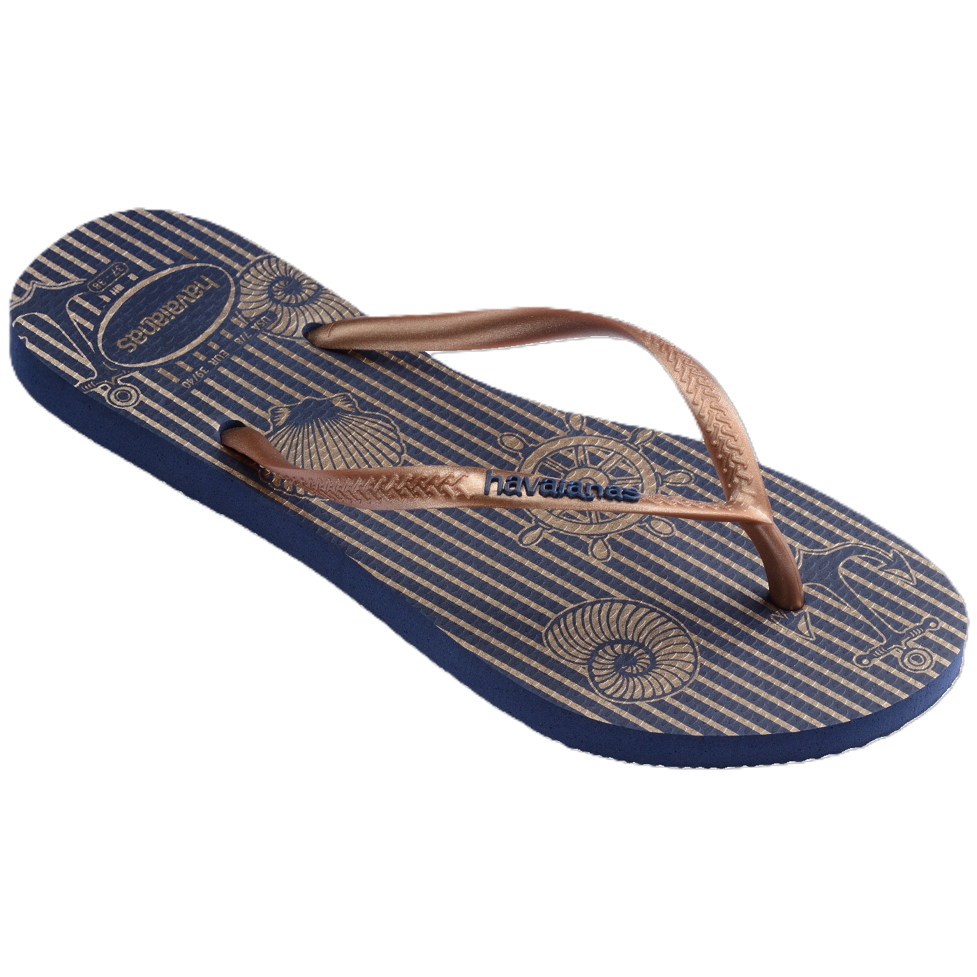 HAVAIANAS SLIM NAUTICAL  (MAR/ROS)