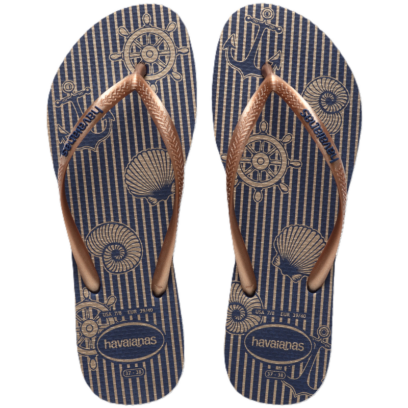 HAVAIANAS SLIM NAUTICAL  (MAR/ROS)