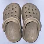 Crocs Plataforma (Bege/Preto/Rosa)