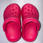 Crocs Plataforma (Bege/Preto/Rosa)
