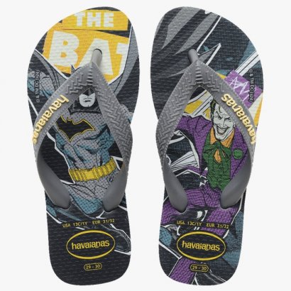 HAVAIANAS K HERO DC FC (CINZA AÇO)