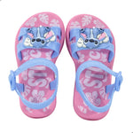 Sandália Stitch Pet Shop (Rosa/Azul Glitter)