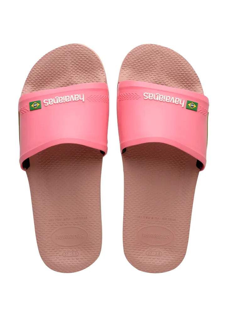 HAVAIANAS SLIDE BRASIL FC 33/34 (ROSA MACARON)