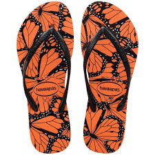 HAVAIANAS SLIM ANIMALS FC (LARANJA BEGONIA)