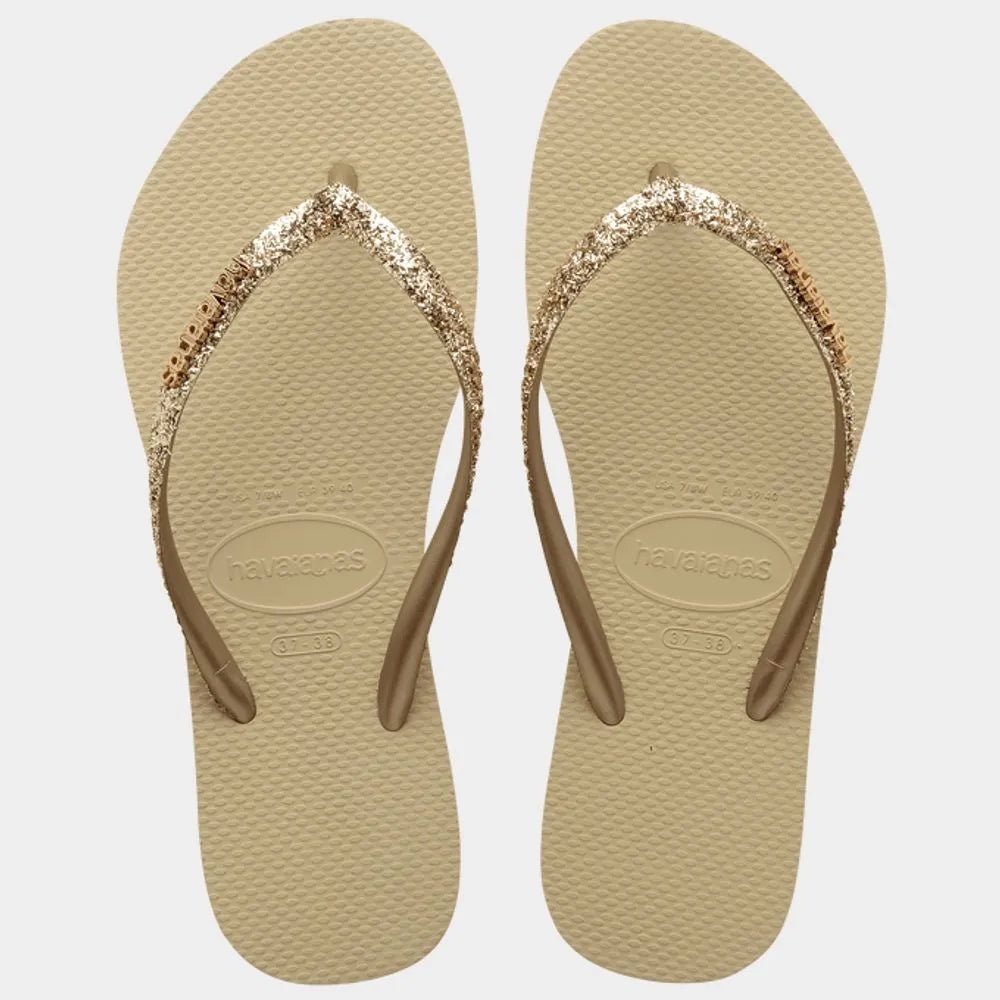 HAVAIANAS SLIM GLITTER II FC TAM AREIA