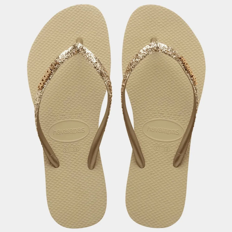 HAVAIANAS SLIM GLITTER II FC TAM AREIA