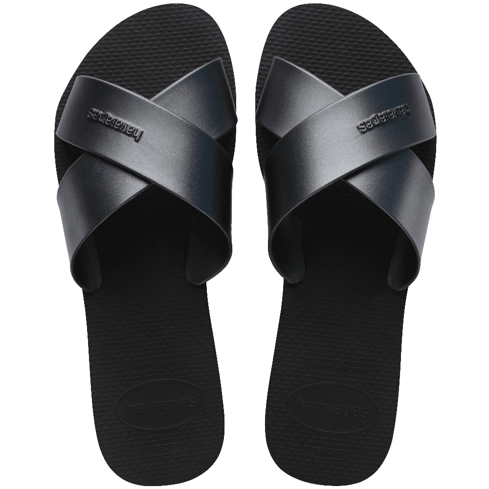 HAVAIANAS AQUA METAL FC  (PRETO)