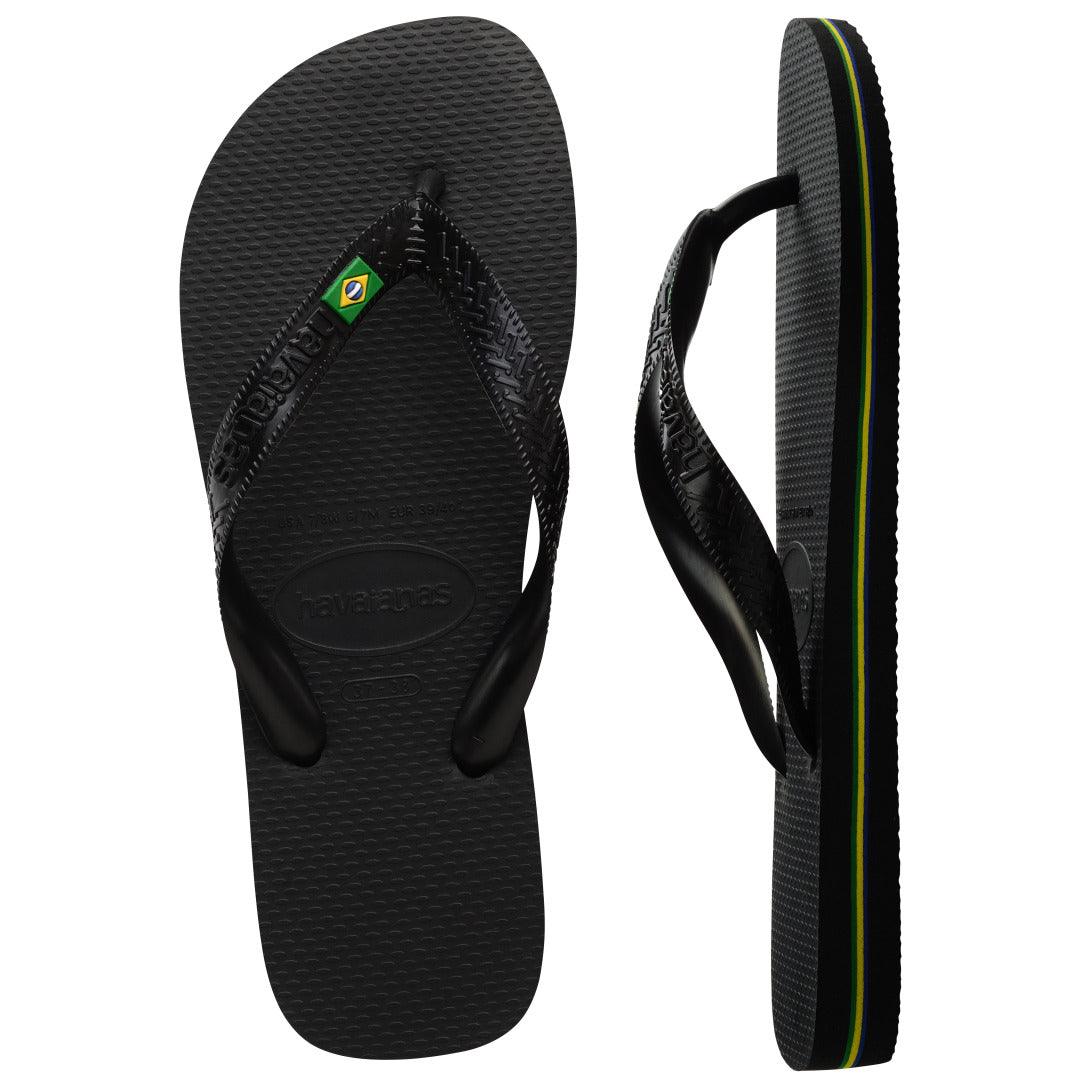 HAVAIANAS BRASIL LOGO FC  (PRETO)