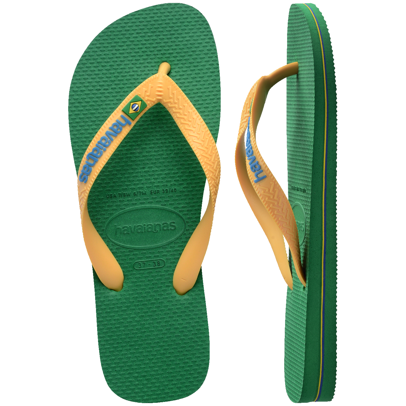 HAVAIANAS BRASIL LOGO FC  (VDE/AMA)