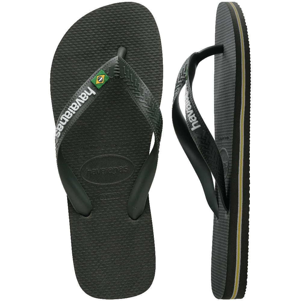 HAVAIANAS T BRASIL LOGO FC  (VERDE OLIVE)