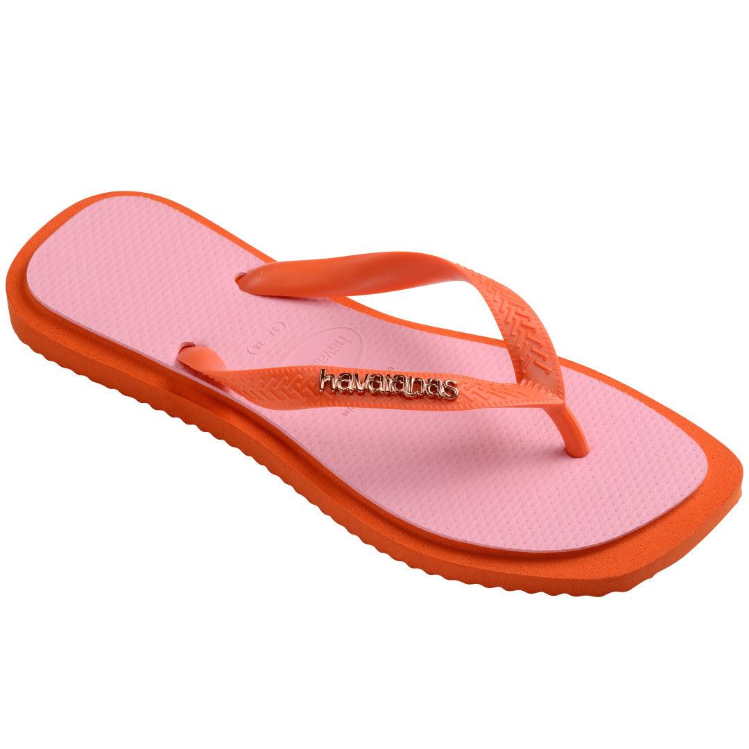 HAVAIANAS TOP SQUARE FUSION (LARANJA SUNSET)