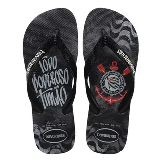 HAVAIANAS TOP TIMES COR  PRETO