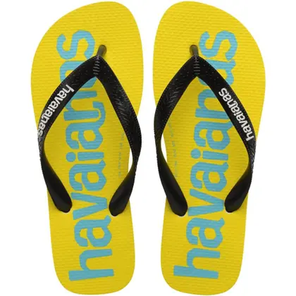HAVAIANAS TOP LOGOMANIA2 FC (BRANCO/PRETO)