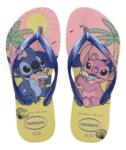 HAVAIANAS K SLIM DISNEY STICH  (BUTTERCREAM)