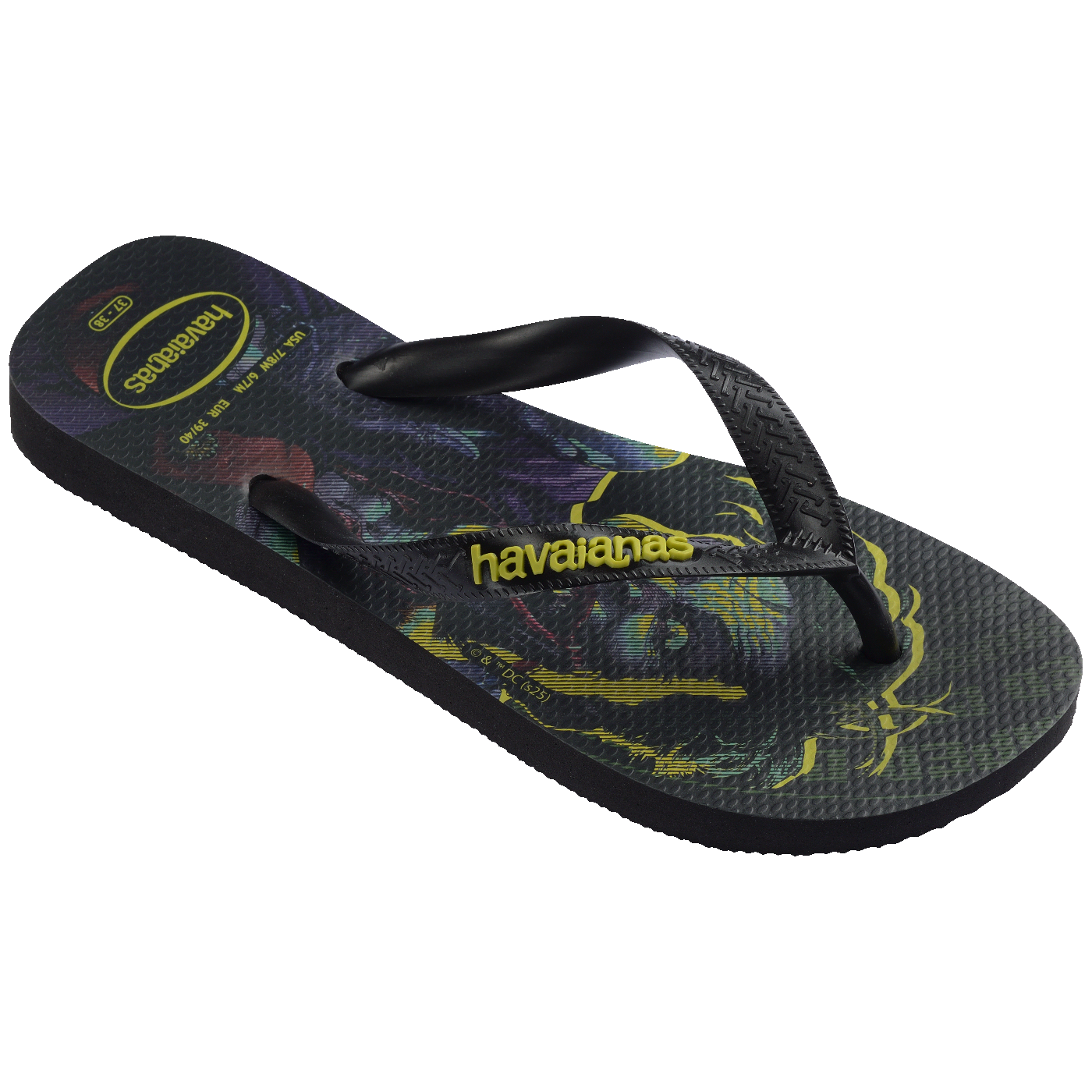 HAVAIANAS TOP HEROIS DC FC (PRETO)