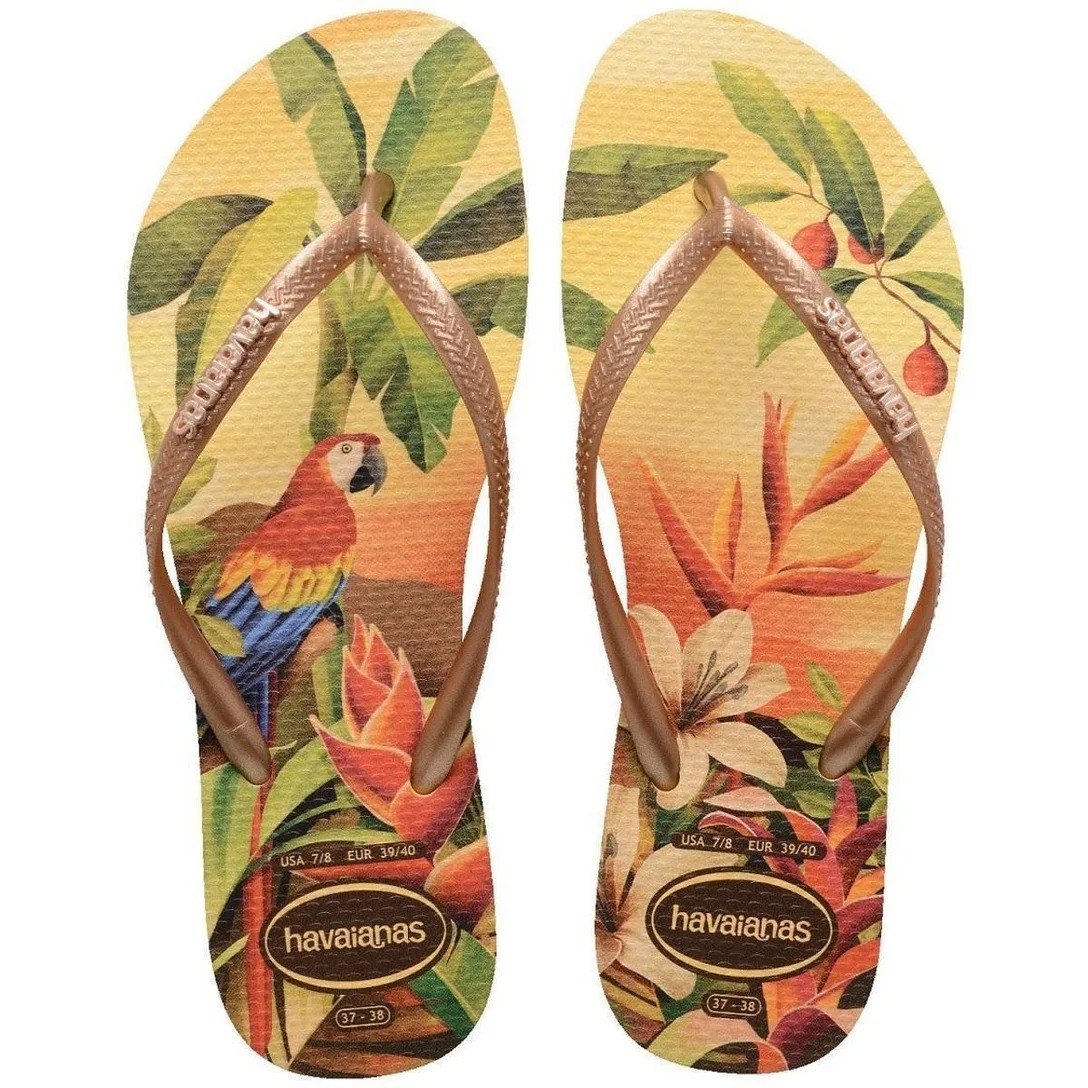 Havaianas Slim Tropical (Amarelo Caja)